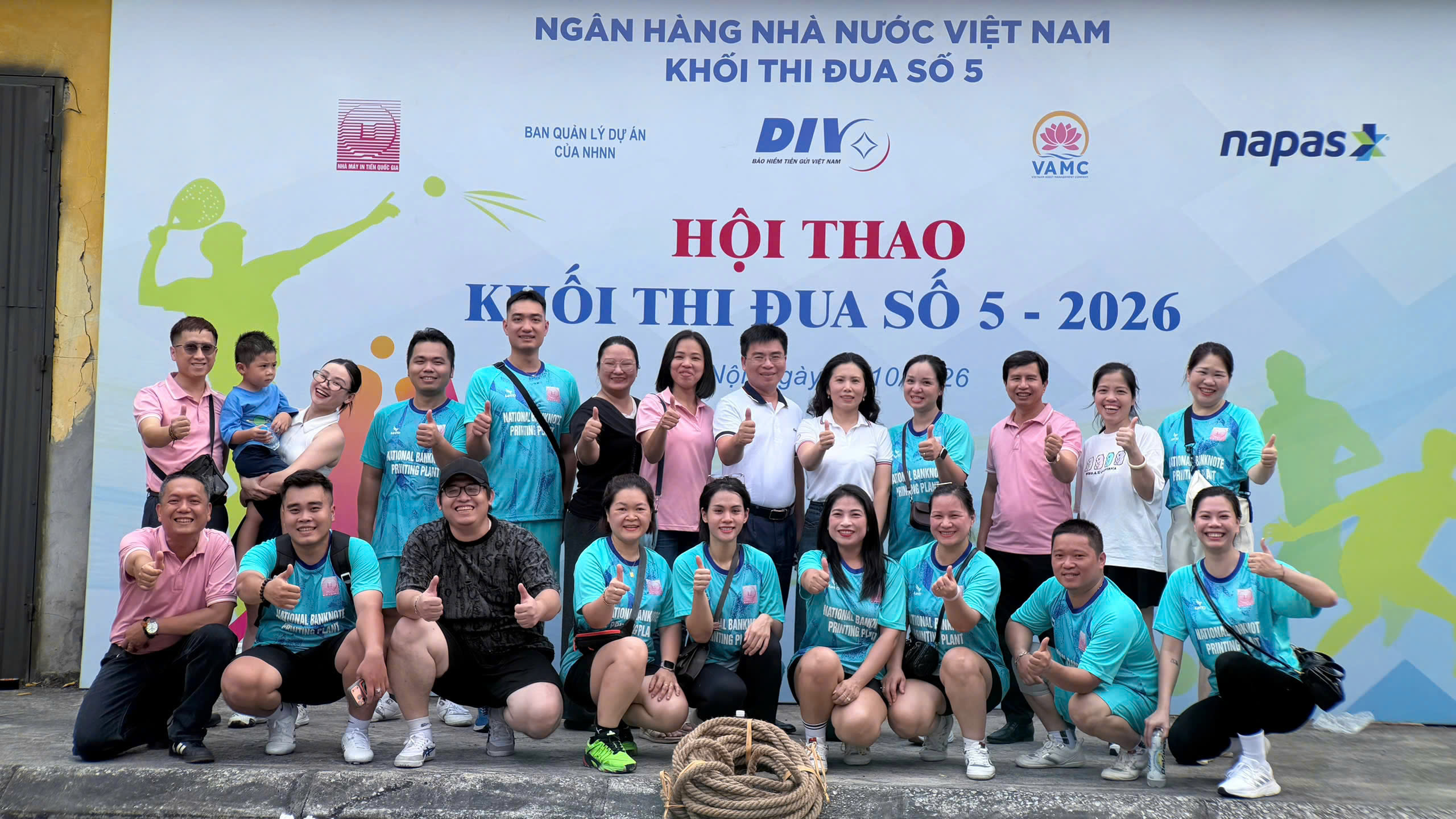 Nhà máy In tiền Quốc gia tham dự Hội thao Khối thi đua số 5 – Ngân hàng Nhà nước việt Nam 