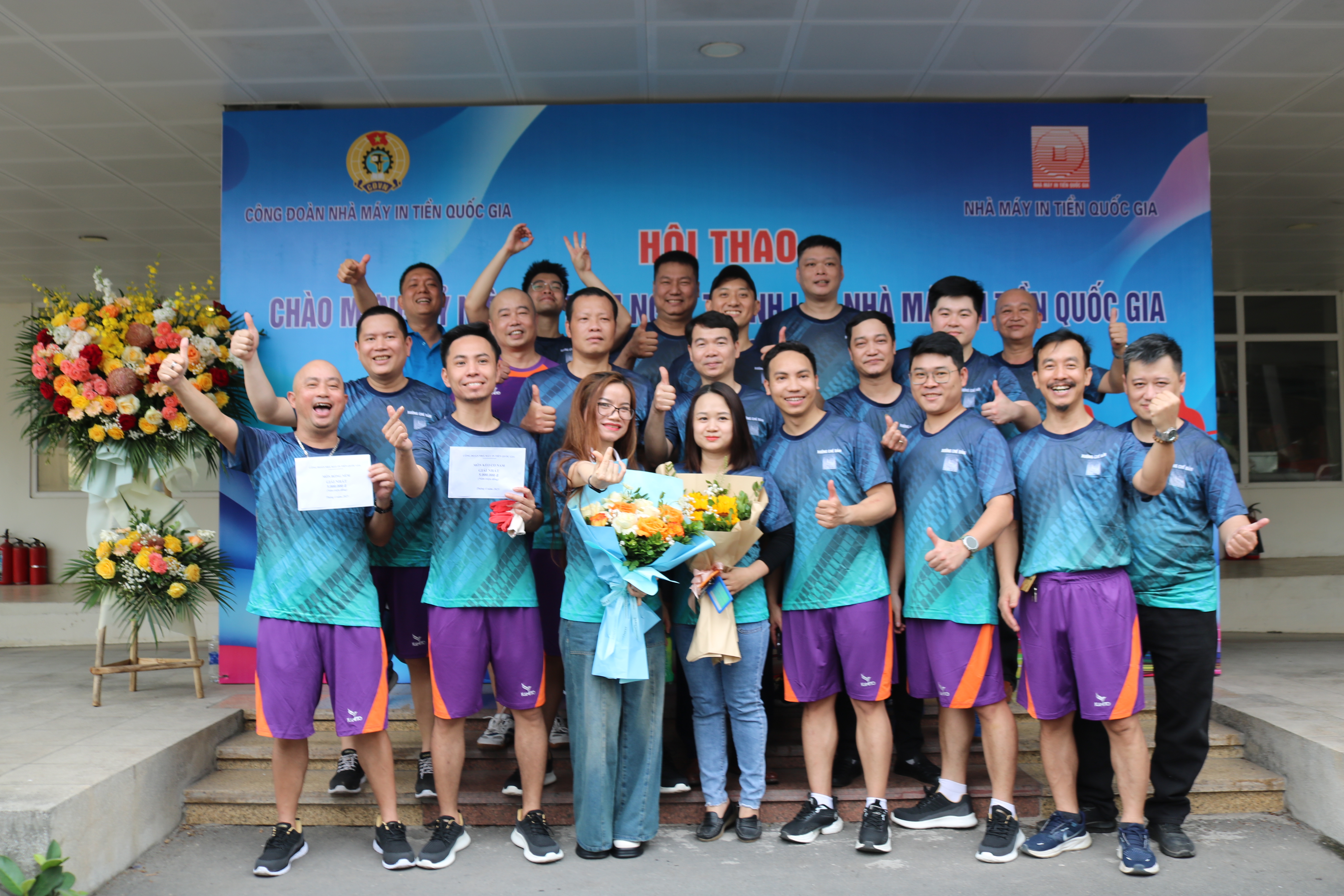 Chào mừng kỷ niệm 34 năm thành lập  Nhà máy In tiền Quốc gia