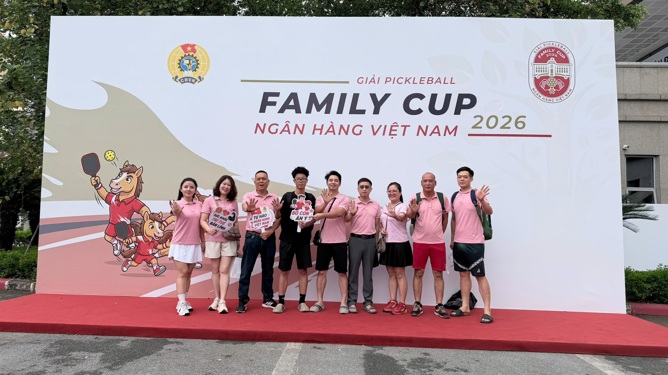 CÔNG ĐOÀN NHÀ MÁY IN TIỀN QUỐC GIA THAM GIA GIẢI PICKLEBALL FAMILY CUP NGÂN HÀNG VIỆT NAM 2026