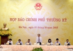 Họp báo Chính phủ thường kỳ tháng 9/2015