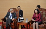 Phó Thống đốc NHNN Nguyễn Thị Hồng tiếp Phó Tổng Giám đốc điều hành Ngân hàng BNP Paribas